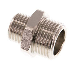 G 3/8'' x G 1/4'' Nickel plated Brass Double Nipple 16 Bar [5 Pieces]