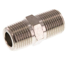 3/8'' NPT x R 3/8'' Latón niquelado Espiga doble 60 Bar