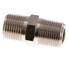 3/8'' NPT x R 3/8'' Latón niquelado Espiga doble 60 Bar