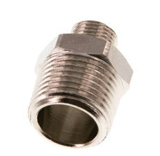 R 3/8'' x R 1/8'' Nickel plated Brass Double Nipple 16 Bar [5 Pieces]