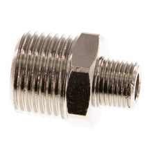 R 3/8'' x R 1/8'' Nickel plated Brass Double Nipple 16 Bar [5 Pieces]