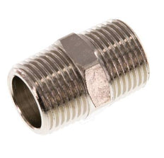 R 3/8'' Nickel plated Brass Double Nipple 16 Bar [5 Pieces]