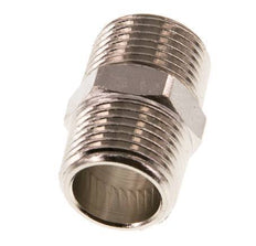 R 3/8'' Nickel plated Brass Double Nipple 16 Bar [5 Pieces]
