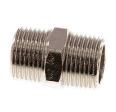 R 3/8'' Nickel plated Brass Double Nipple 16 Bar [5 Pieces]