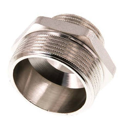 G 1 1/2'' x G 1'' Espiga doble de latón niquelado 16 Bar
