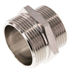 G 1 1/2'' x G 1 1/4'' Espiga doble de latón niquelado 16 Bar