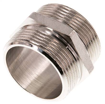 G 1 1/2'' Latón Niquelado Espiga Doble 16 Bar