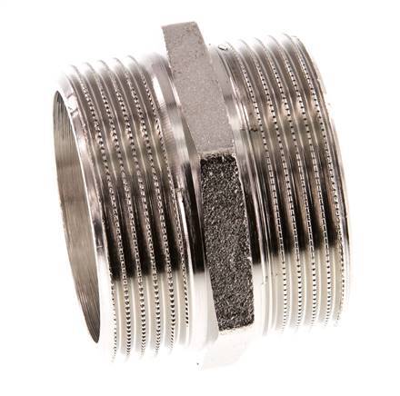 G 1 1/2'' Latón Niquelado Espiga Doble 16 Bar