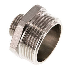 G 1 1/4'' x G 1/2'' Espiga doble de latón niquelado 16 Bar