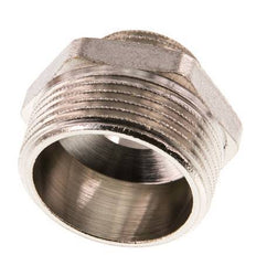 G 1 1/4'' x G 3/4'' Espiga doble de latón niquelado 16 Bar
