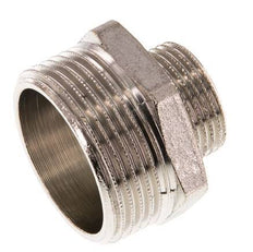 G 1 1/4'' x G 3/4'' Espiga doble de latón niquelado 16 Bar