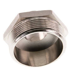 G 2'' x G 1'' Espiga doble de latón niquelado 16 Bar