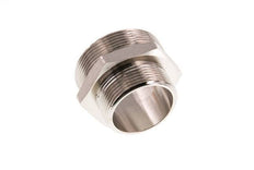 G 2'' x G 1 1/2'' Espiga doble de latón niquelado 16 Bar