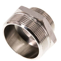 G 2'' x G 1 1/4'' Espiga doble de latón niquelado 16 Bar