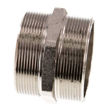 G 2 1/2'' Latón Niquelado Espiga Doble 16 Bar
