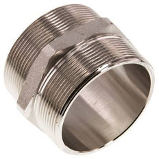 G 2 1/2'' Latón Niquelado Espiga Doble 16 Bar