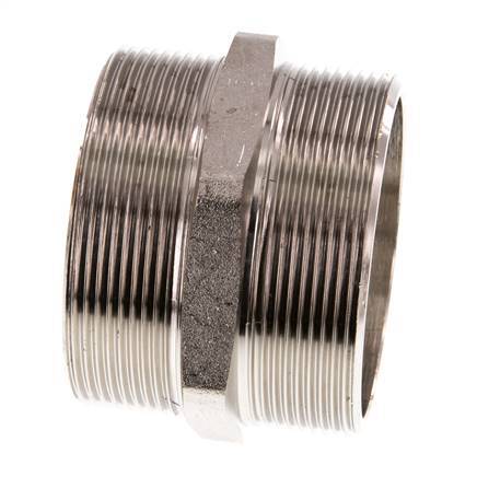 G 2 1/2'' Latón Niquelado Espiga Doble 16 Bar