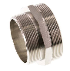 G 3'' x G 2 1/2'' Espiga doble de latón niquelado 16 Bar