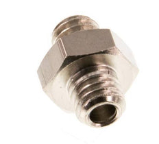 M5 Nickel plated Brass Double Nipple 16 Bar [10 Pieces]