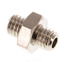 M5 Nickel plated Brass Double Nipple 16 Bar [10 Pieces]