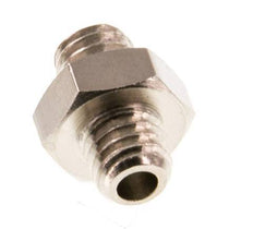 M5 Nickel plated Brass Double Nipple 16 Bar [10 Pieces]