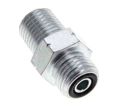 UNF 9/16''-18 x 1/4'' NPT Acero cincado Espiga doble ORFS 630 Barra - Hidráulica