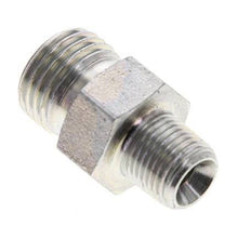 UNF 9/16''-18 x 1/8'' NPT Acero cincado Espiga doble ORFS 630 Barra - Hidráulica