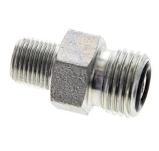 UNF 9/16''-18 x 1/8'' NPT Acero cincado Espiga doble ORFS 630 Barra - Hidráulica