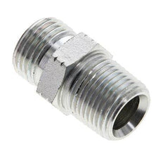 UN 11/16''-16 x 3/8'' NPT Acero zincado Espiga doble ORFS 630 Barra - Hidráulica