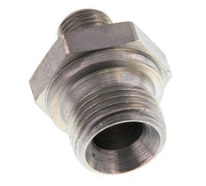 G 1/2'' x G 1/4'' Acero cincado Espiga Doble 400 Bar - Hidráulica [2 Piezas]