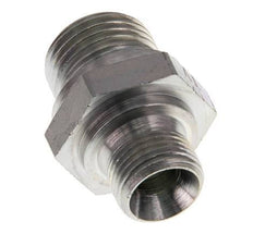 G 1/2'' x G 3/8'' Acero cincado Espiga doble 400 - Hidráulica [2 Piezas]