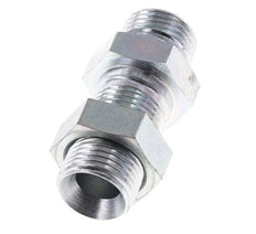G 1/2'' Pasamuros de acero galvanizado Doble boquilla 350 Bar - Hidráulico
