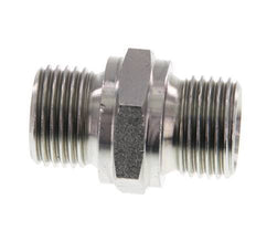 G 1/2'' Acero zincado Espiga doble 400 Bar - Hidráulico [2 Piezas]