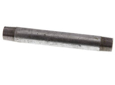 R 1/2'' Zinc plated Steel Double Pipe Nipple 50 Bar DIN 2982 - 150mm [5 Pieces]