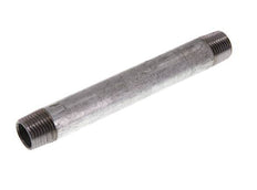 R 1/2'' Zinc plated Steel Double Pipe Nipple 50 Bar DIN 2982 - 150mm [5 Pieces]