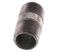 R 1/2'' Zinc plated Steel Double Pipe Nipple 50 Bar DIN 2982 - 40mm [10 Pieces]