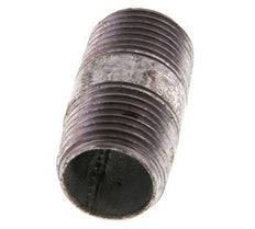 R 1/2'' Zinc plated Steel Double Pipe Nipple 50 Bar DIN 2982 - 40mm [10 Pieces]