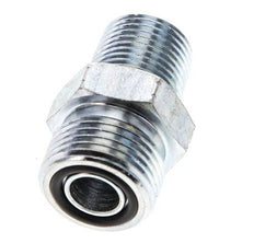 UN 13/16''-16 x 3/8'' NPT Acero zincado Espiga doble ORFS 630 Barra - Hidráulica