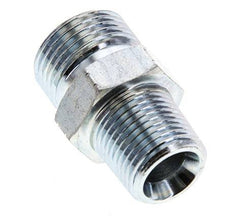 UN 13/16''-16 x 3/8'' NPT Acero zincado Espiga doble ORFS 630 Barra - Hidráulica