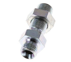 G 1/4'' Pasamuros de acero galvanizado Doble boquilla 350 Bar - Hidráulico