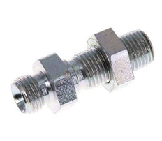 G 1/4'' Pasamuros de acero galvanizado Doble boquilla 350 Bar - Hidráulico