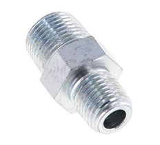 1/4'' NPT x 3/8'' NPT Acero Cincado Espiga Doble 210 Bar - Hidráulico