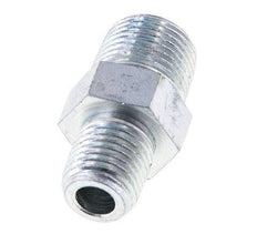 1/4'' NPT x 3/8'' NPT Acero Cincado Espiga Doble 210 Bar - Hidráulico