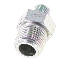 1/8'' NPT x 3/8'' NPT Espiga doble de acero zincado 210 Bar - Hidráulico