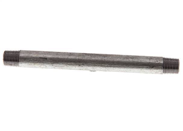 R 1/8'' Zinc plated Steel Double Pipe Nipple 50 Bar DIN 2982 - 100mm