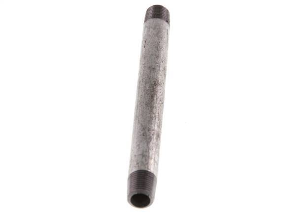 R 1/8'' Zinc plated Steel Double Pipe Nipple 50 Bar DIN 2982 - 100mm