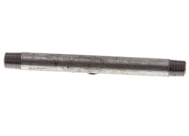 R 1/8'' Zinc plated Steel Double Pipe Nipple 50 Bar DIN 2982 - 100mm