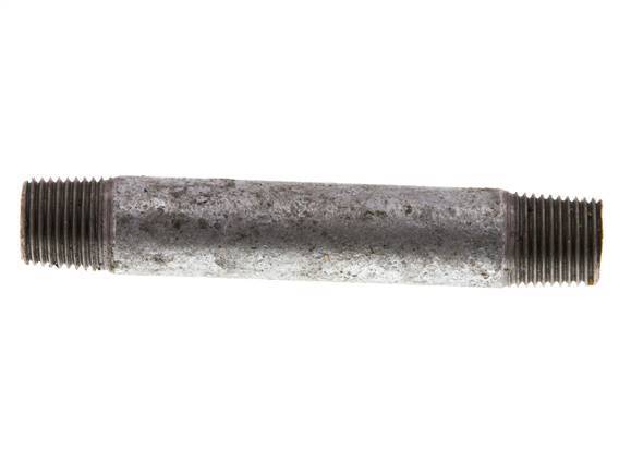 R 1/8'' Zinc plated Steel Double Pipe Nipple 50 Bar DIN 2982 - 60mm [2 Pieces]