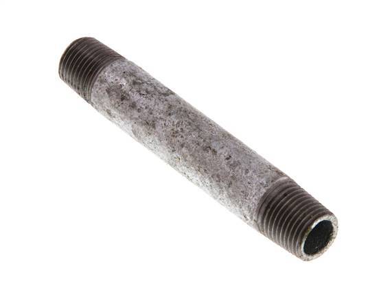 R 1/8'' Zinc plated Steel Double Pipe Nipple 50 Bar DIN 2982 - 60mm [2 Pieces]