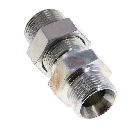 G 3/4'' Pasamuros de acero galvanizado Doble boquilla 325 Bar - Hidráulico